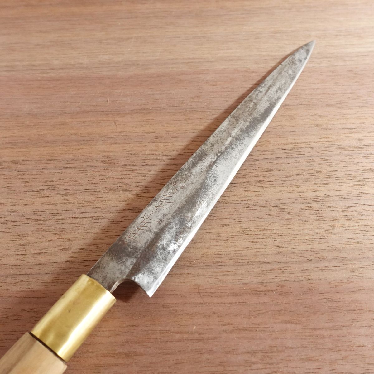 Sakai Kikushige Yanagiba Knife, Sharpened, Sashimi Knife, Carbon Steel, 235mm