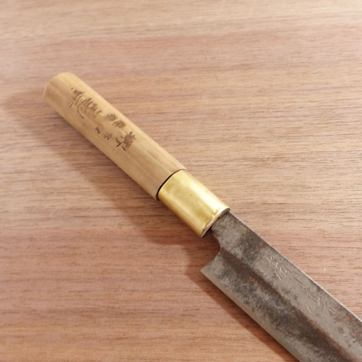 Sakai Kikushige Yanagiba Knife, Sharpened, Sashimi Knife, Carbon Steel, 235mm