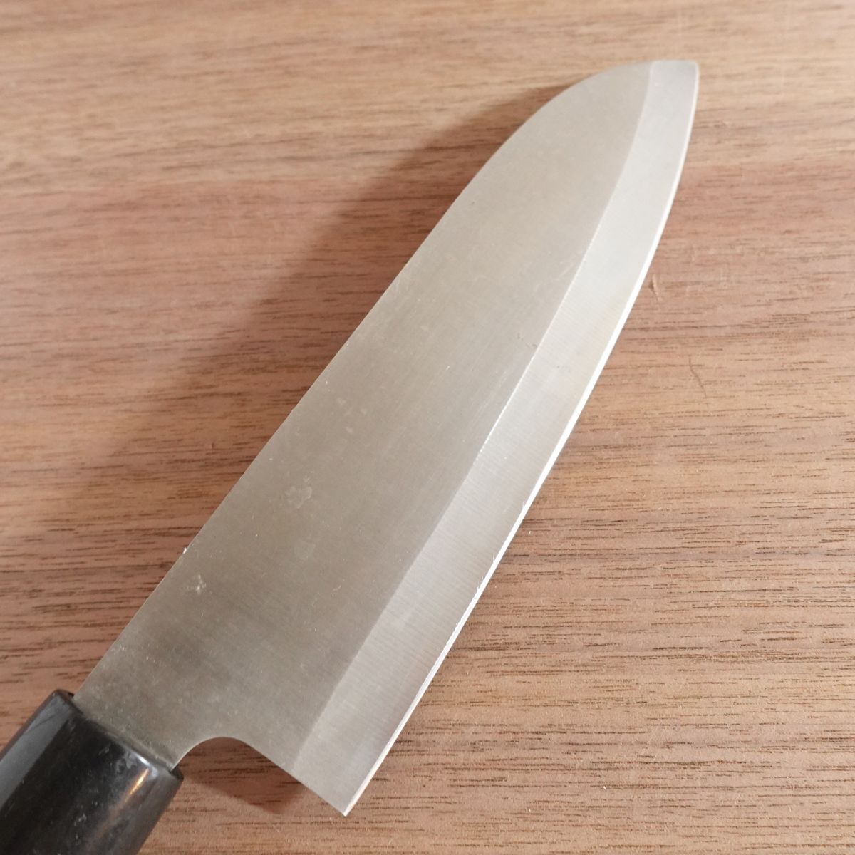 Nakamura Komei Wa-Santoku Knife, Sharpened, Stainless Steel, All-Purpose Knife, 165mm