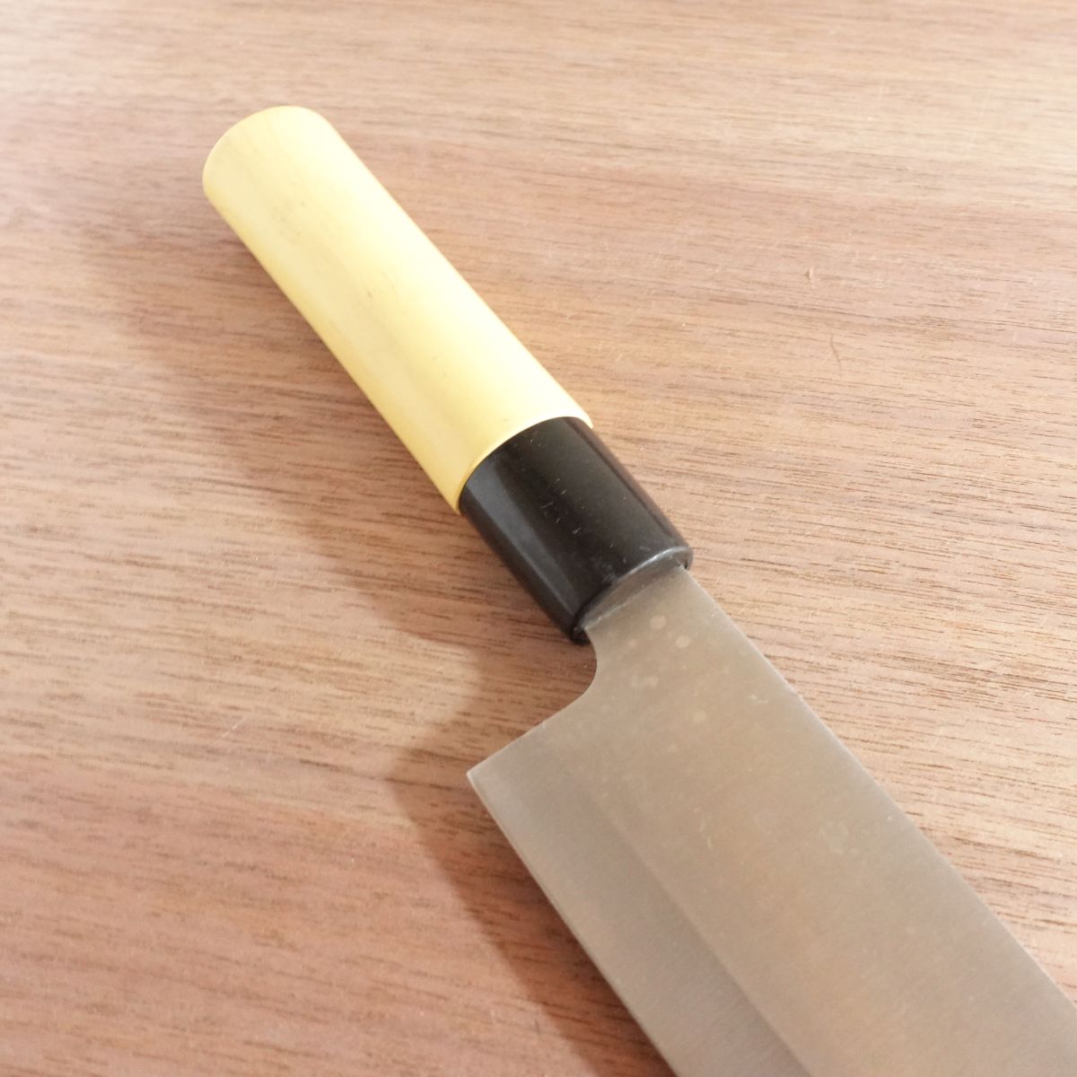 Nakamura Komei Wa-Santoku Knife, Sharpened, Stainless Steel, All-Purpose Knife, 165mm
