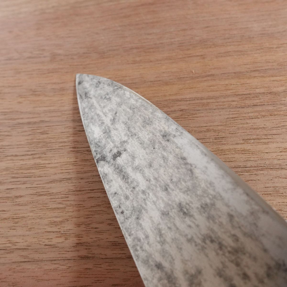 Yoshisada Deba Messer, geschärft, Kohlenstoffstahl, einseitiger Anschliff, 155mm