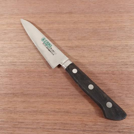 Kotobuki Petty Knife, Sharpened, Stainless Steel, Sakai Forged Blade, Fruit Knife, Green Steel #8, 120mm