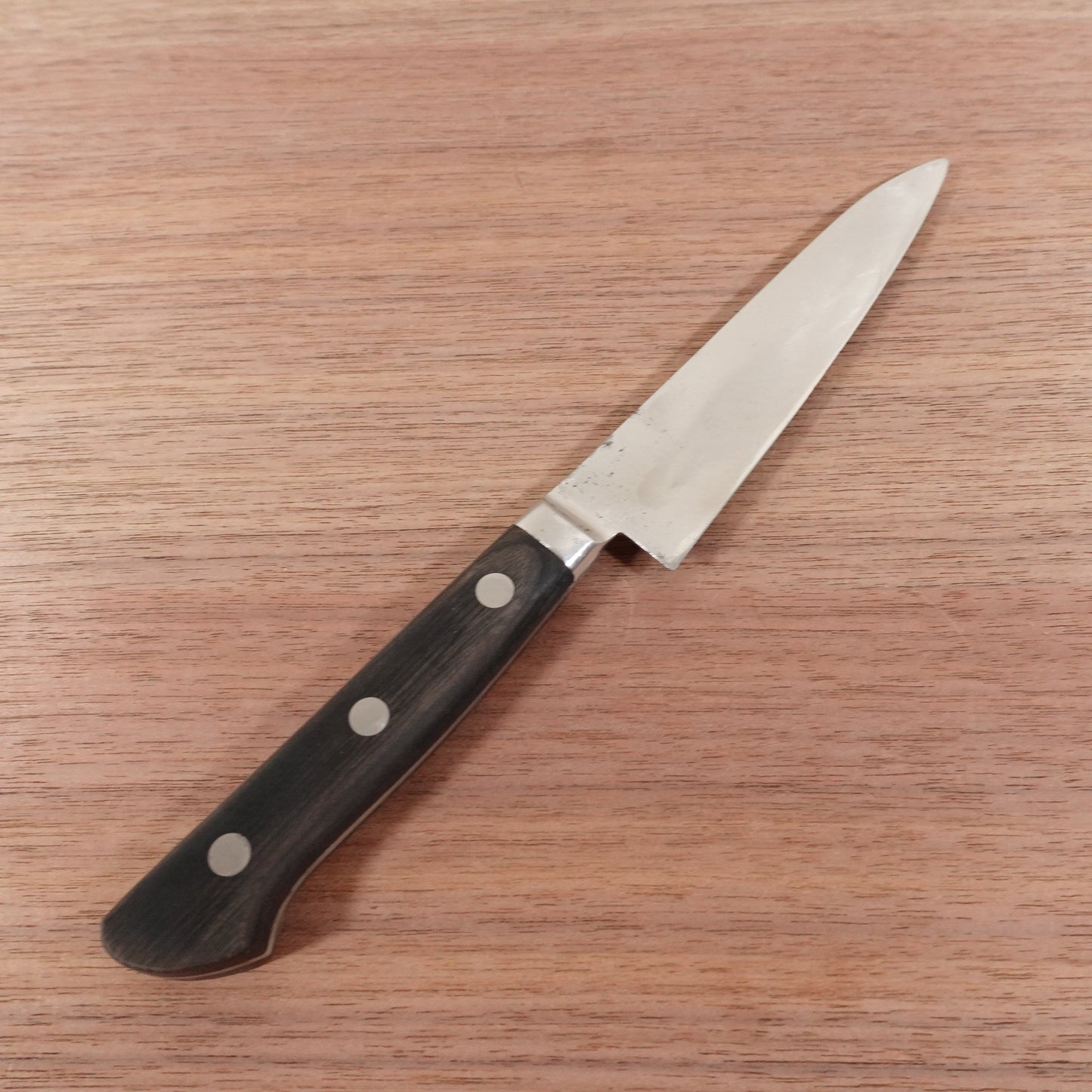 Kotobuki Petty Knife, Sharpened, Stainless Steel, Sakai Forged Blade, Fruit Knife, Green Steel #8, 120mm