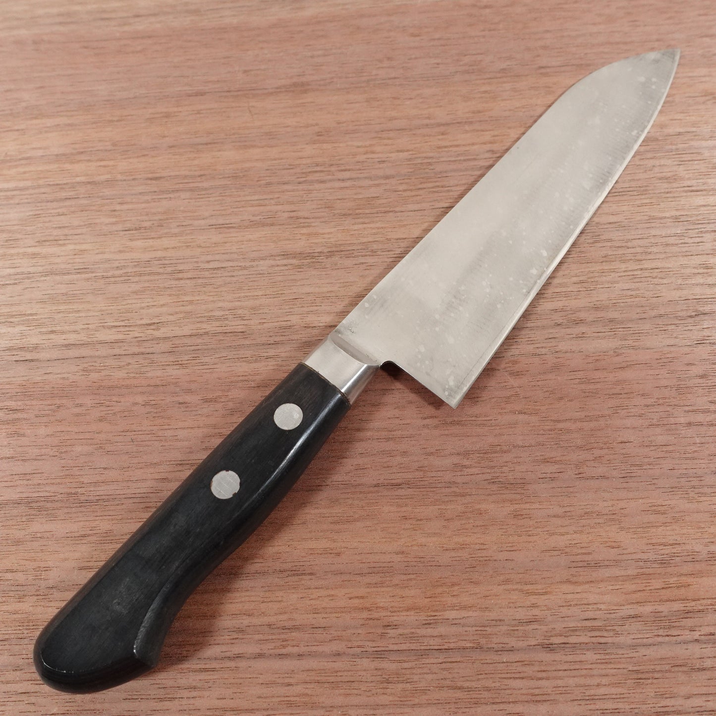 Nobori Hamono Santoku Knife, Sharpened, All-Purpose Knife, Laminated Steel, Gold DP Process, 165mm