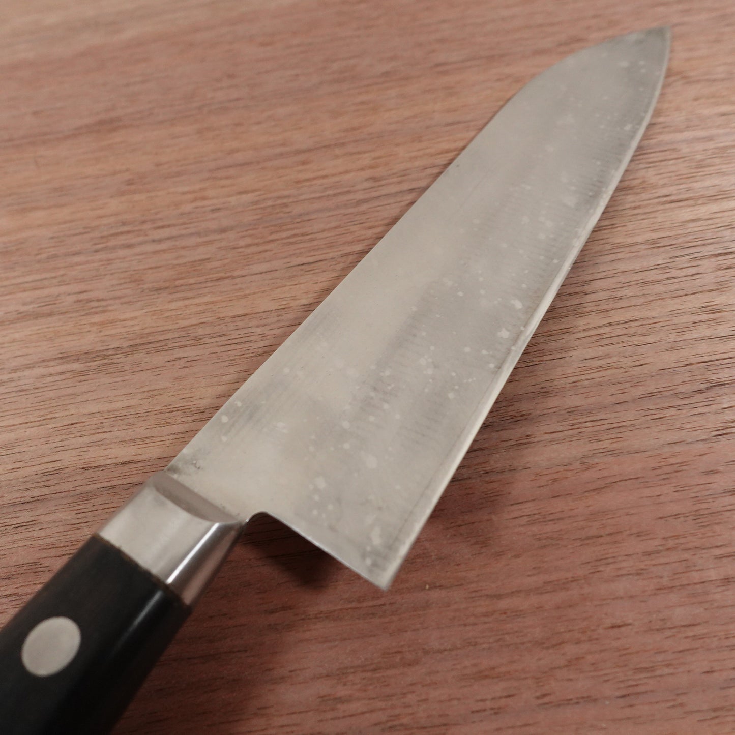 Nobori Hamono Santoku Knife, Sharpened, All-Purpose Knife, Laminated Steel, Gold DP Process, 165mm