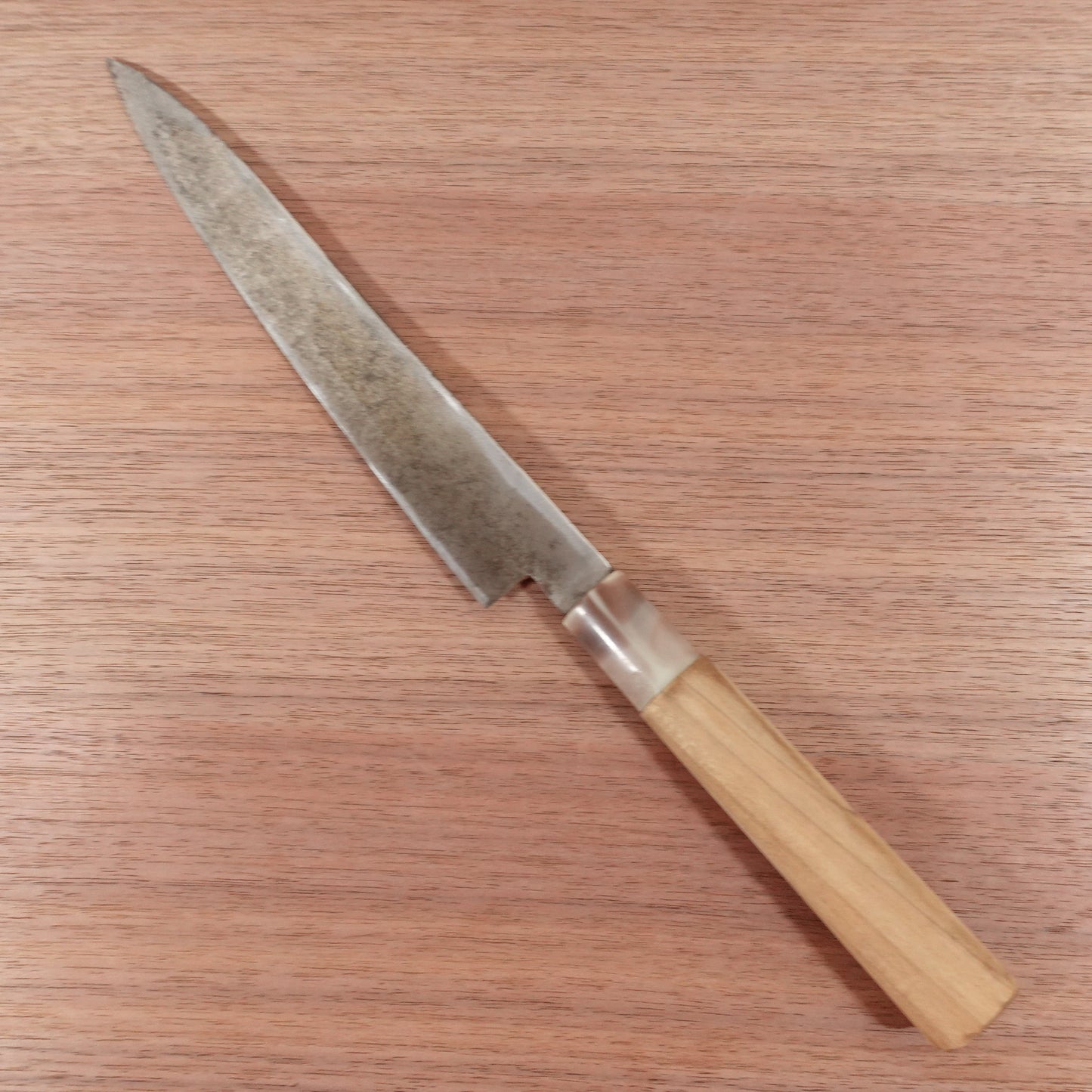 Teruhide Yanagiba Knife, Sharpened, Marble Handle, Sashimi Knife, Teruhide, 220mm