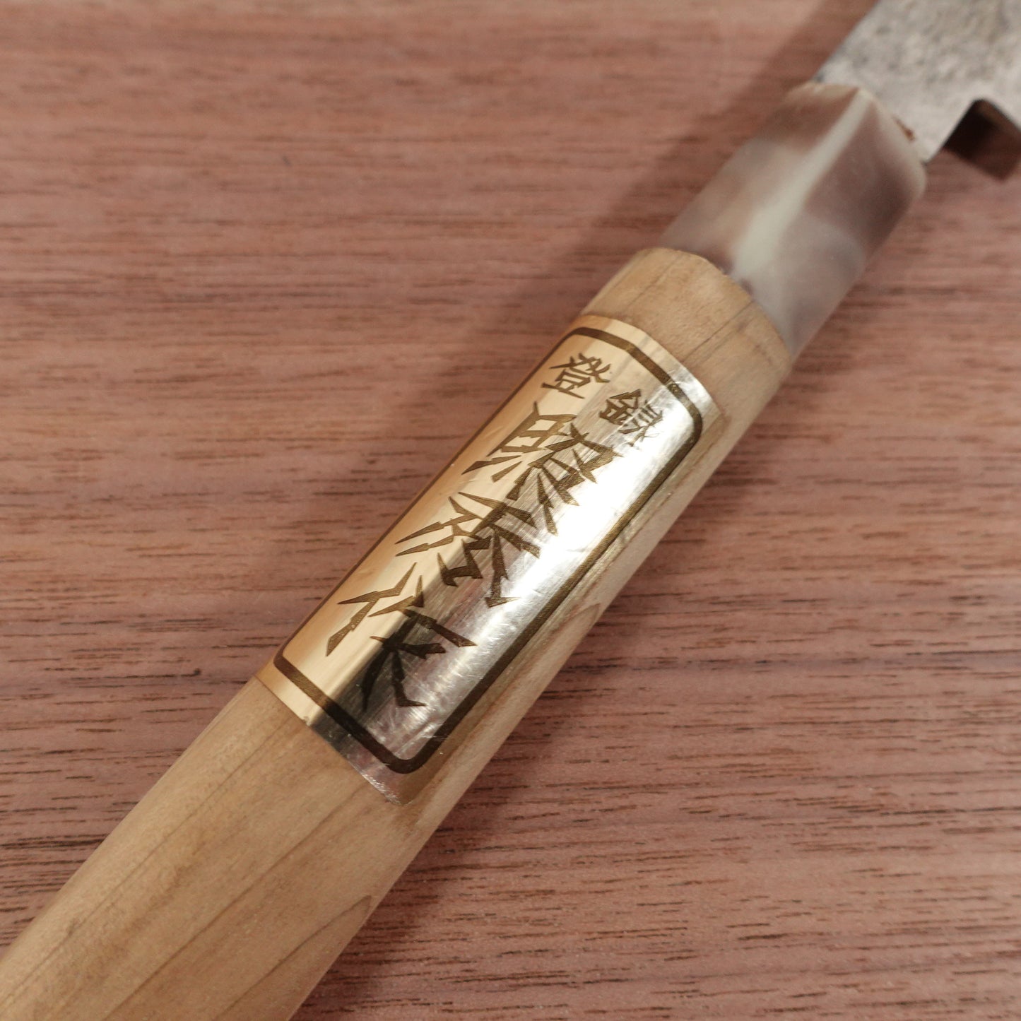 Teruhide Yanagiba Knife, Sharpened, Marble Handle, Sashimi Knife, Teruhide, 220mm