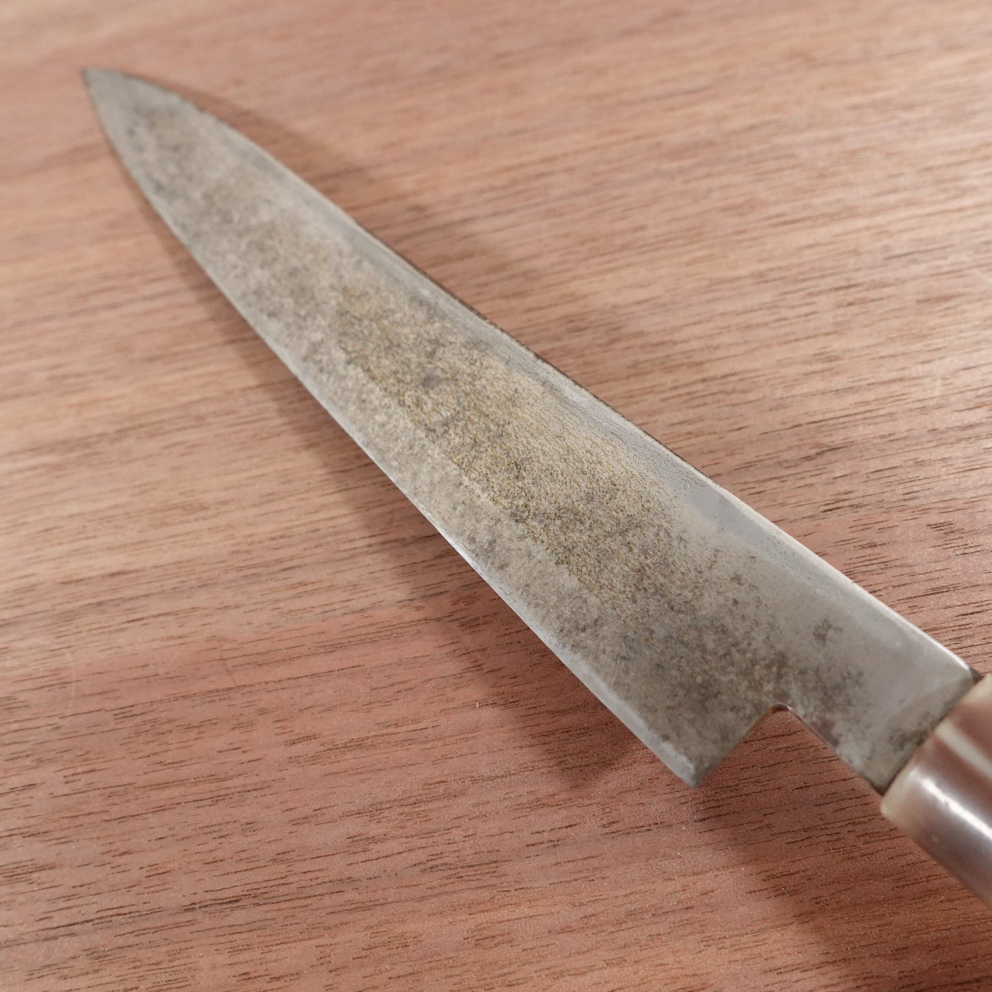 Teruhide Yanagiba Knife, Sharpened, Marble Handle, Sashimi Knife, Teruhide, 220mm