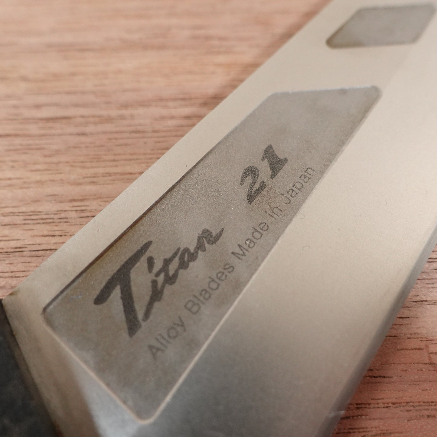 Titan21 Santoku Knife, Sharpened, All-Purpose Knife, Titanium, Silver, FOREVER, 160mm