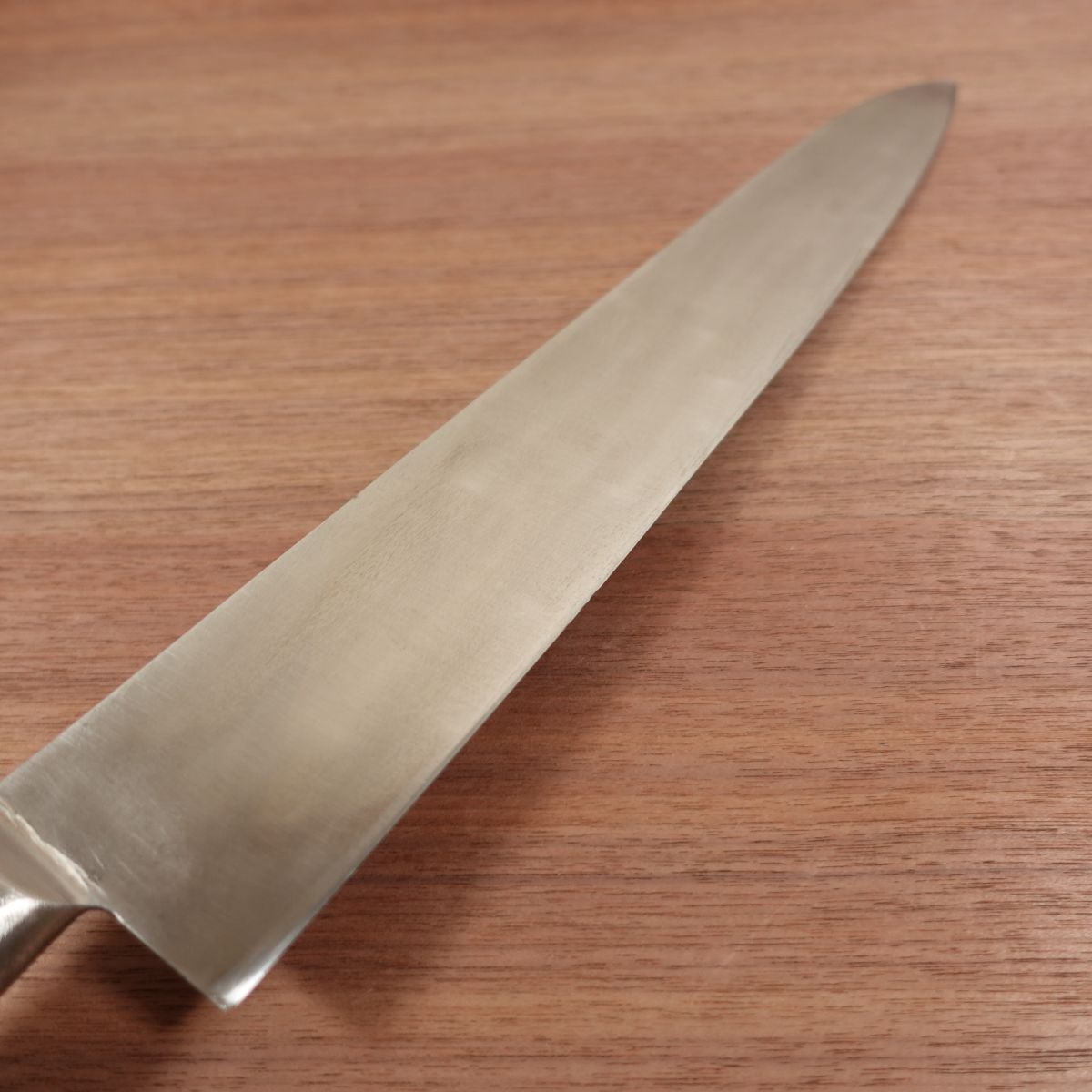 Sakai Ichimonji Mitsuhide Gyuto Messer, Geschärft, Allzweckmesser, Kochmesser, Karbonstahl, Nietenabdeckung Fehlt, 345mm