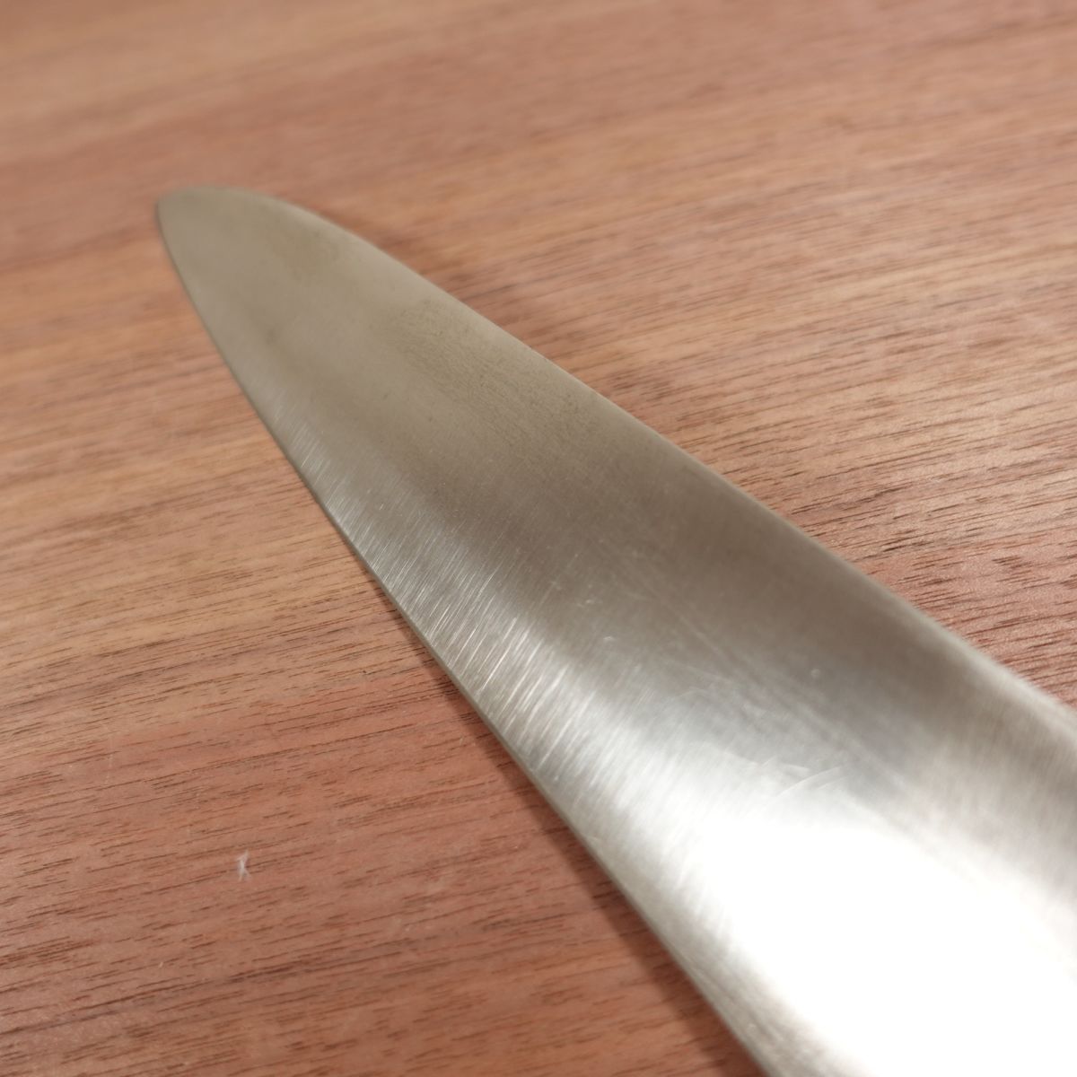 Sakai Ichimonji Mitsuhide Gyuto Messer, Geschärft, Allzweckmesser, Kochmesser, Karbonstahl, Nietenabdeckung Fehlt, 345mm