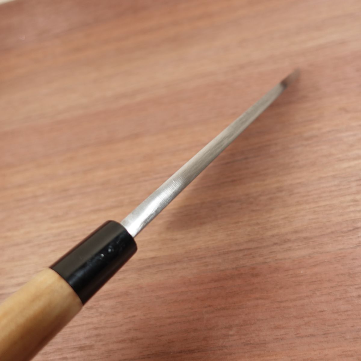 Sakai Kanenaka Deba-Messer, geschliffen, Sakai "Naka", Sakai Kanenaka Saku, verpackt, hervorragender Lagerzustand, 185mm