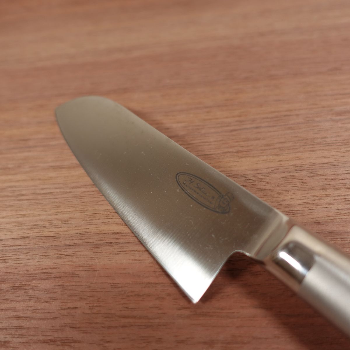 Hiroyuki Sakai Santoku Knife, Sharpened, All Stainless Steel, H.SAKAI, Able Kitchen Knife Series, Boxed, Unused Stored Item, 145mm