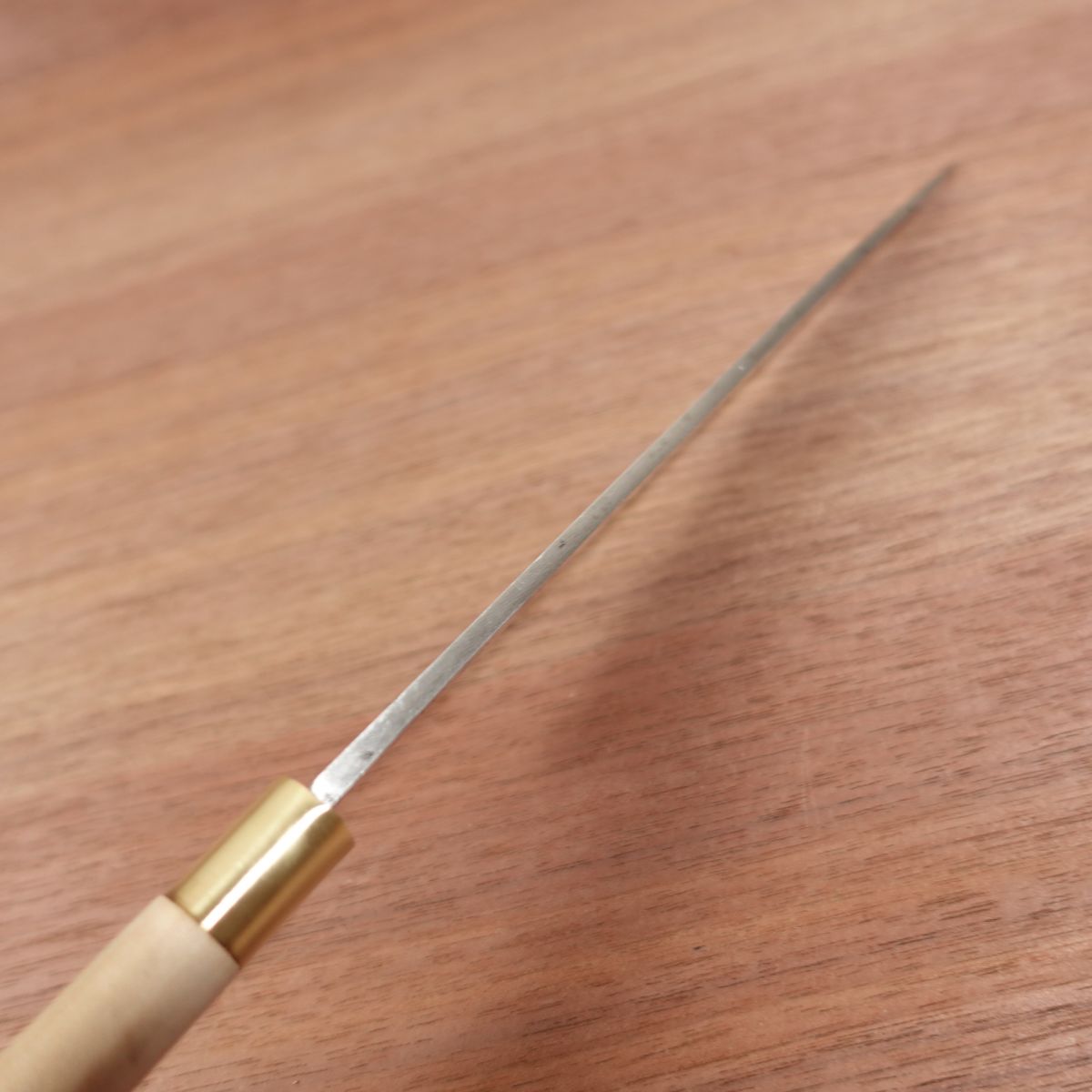 Sakai Kikumori Yanagiba Messer, geschärft, Sashimimesser, Kohlenstoffstahl, einseitig geschliffen, Griff wie neu, 210mm