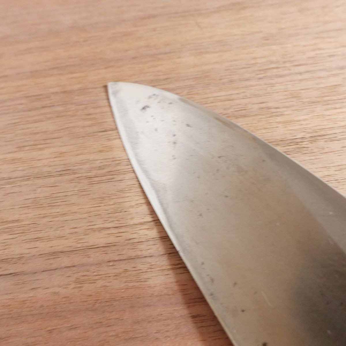 Sakai Naosuke Deba Knife, Sharpened, Carbon Steel, Single Bevel, Sakai Blade Sticker, 155mm
