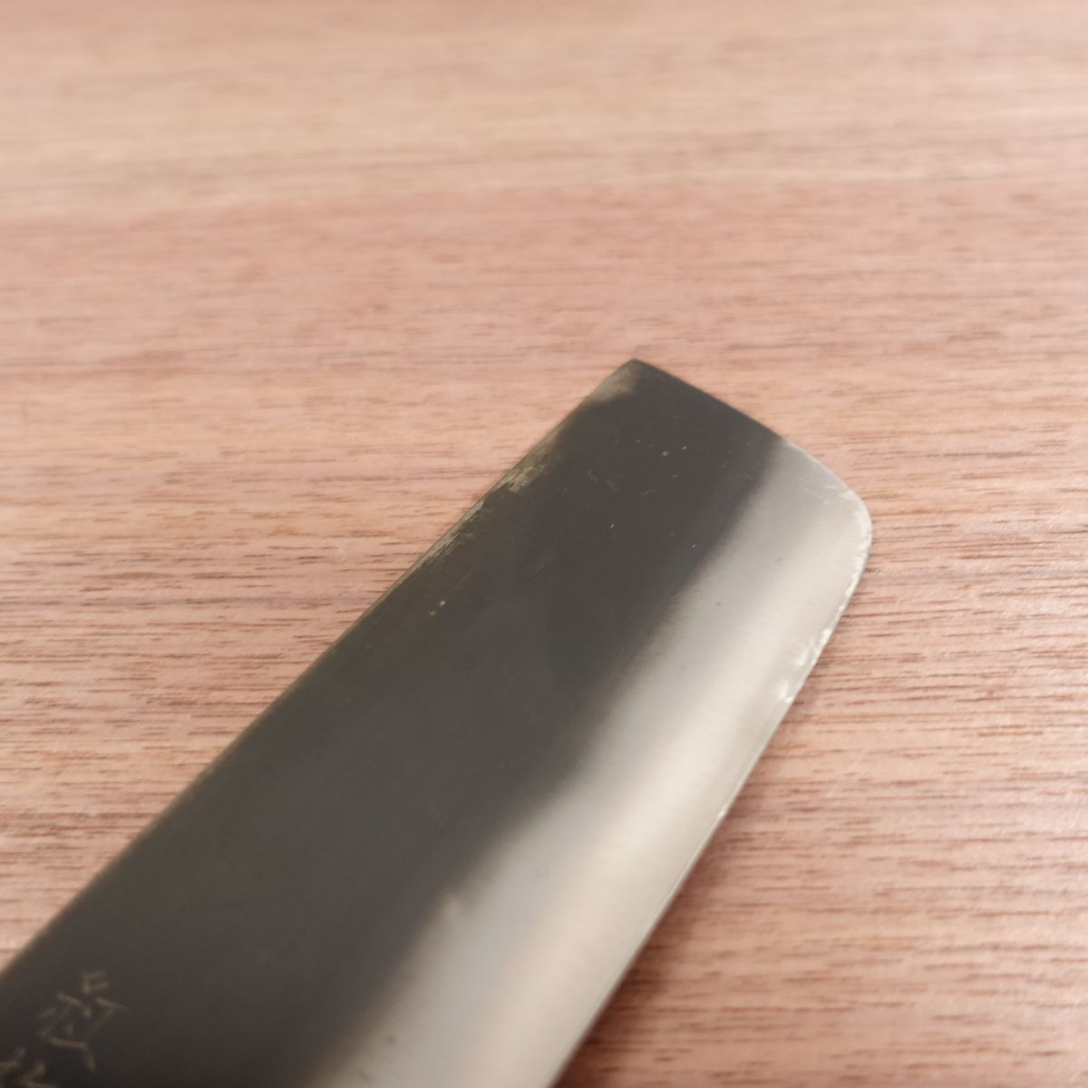 [HYPER REBORN] Koubai Nakiri Knife, Sharpened, Black Oxide Finish, Carbon Steel, Double Bevel, Koubai, 160mm