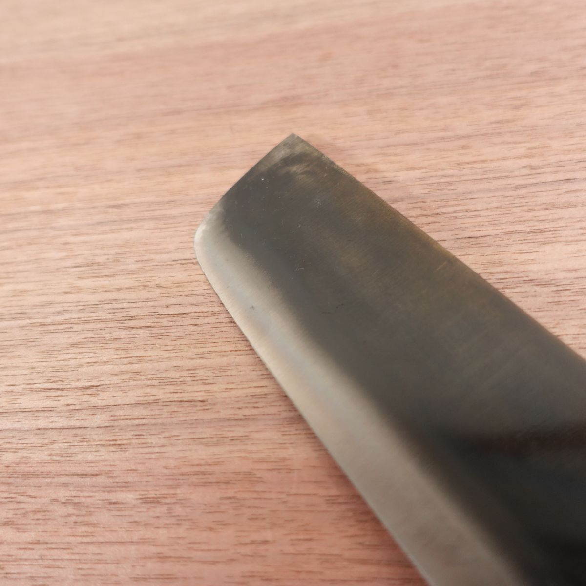[HYPER REBORN] Koubai Nakiri Knife, Sharpened, Black Oxide Finish, Carbon Steel, Double Bevel, Koubai, 160mm