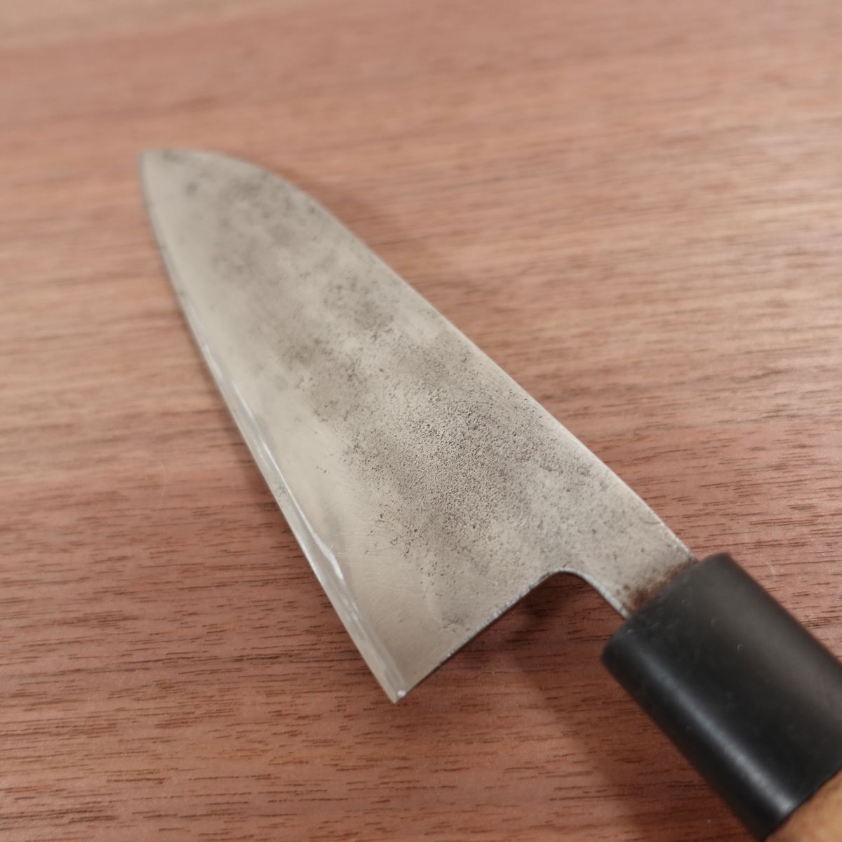 Soichiro Wa-Santoku Knife, Sharpened, All-Purpose Knife, Nashiji Finish, Handmade, 165mm