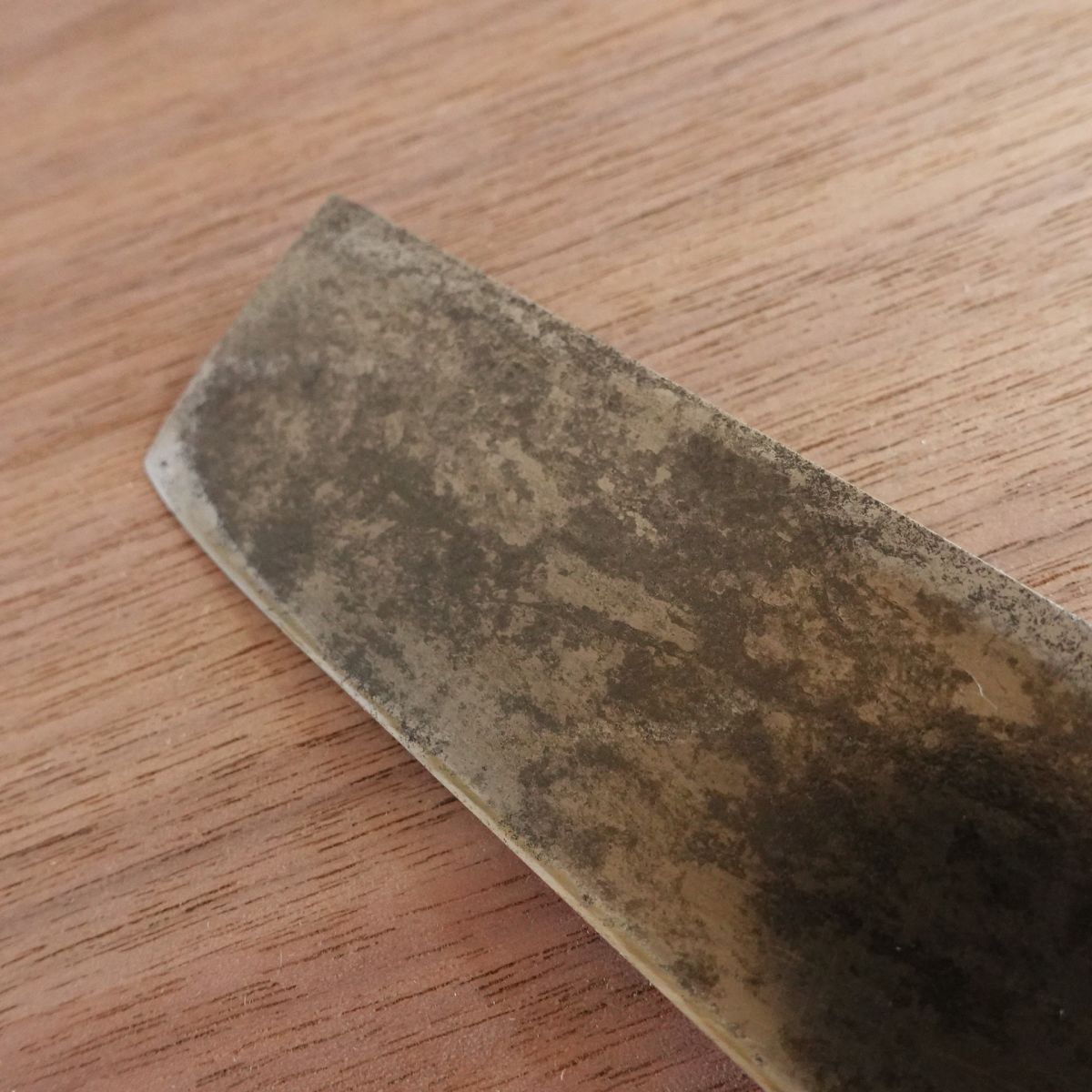 Masamoto Usuba Knife, Sharpened, Water Buffalo Handle, Single Bevel Vegetable Knife, 200mm