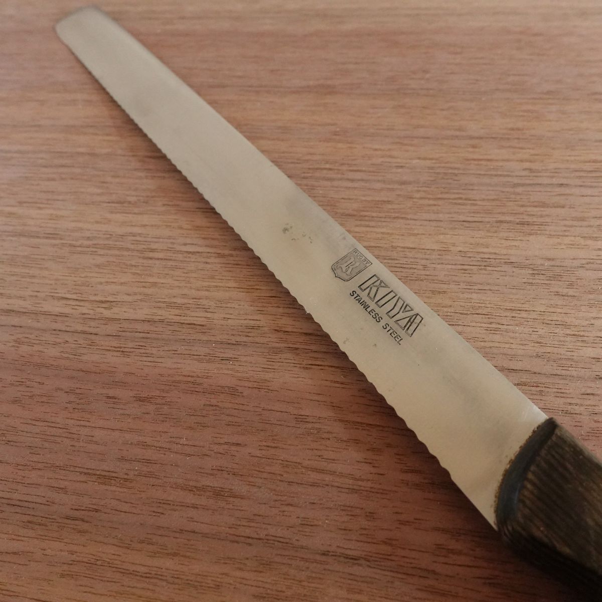 Kiya Bread Knife, Serrated Edge, KIYA RUGBY, Stainless Steel, 260mm