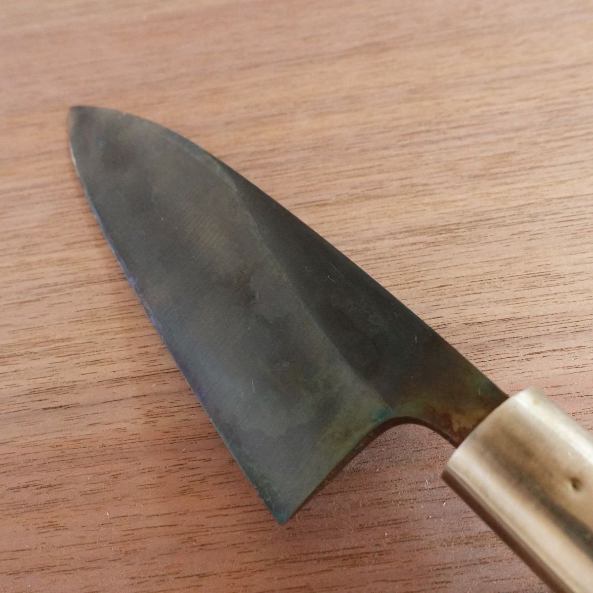 [HYPER REBORN] Takemine Deba Knife, Black Oxide Finish, Hagane Steel, Single Bevel, 150mm