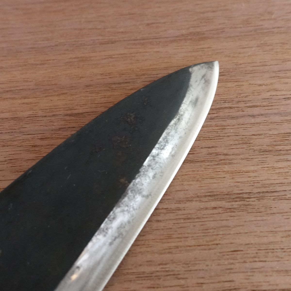 [HYPER REBORN] Takemine Deba Knife, Black Oxide Finish, Hagane Steel, Single Bevel, 150mm