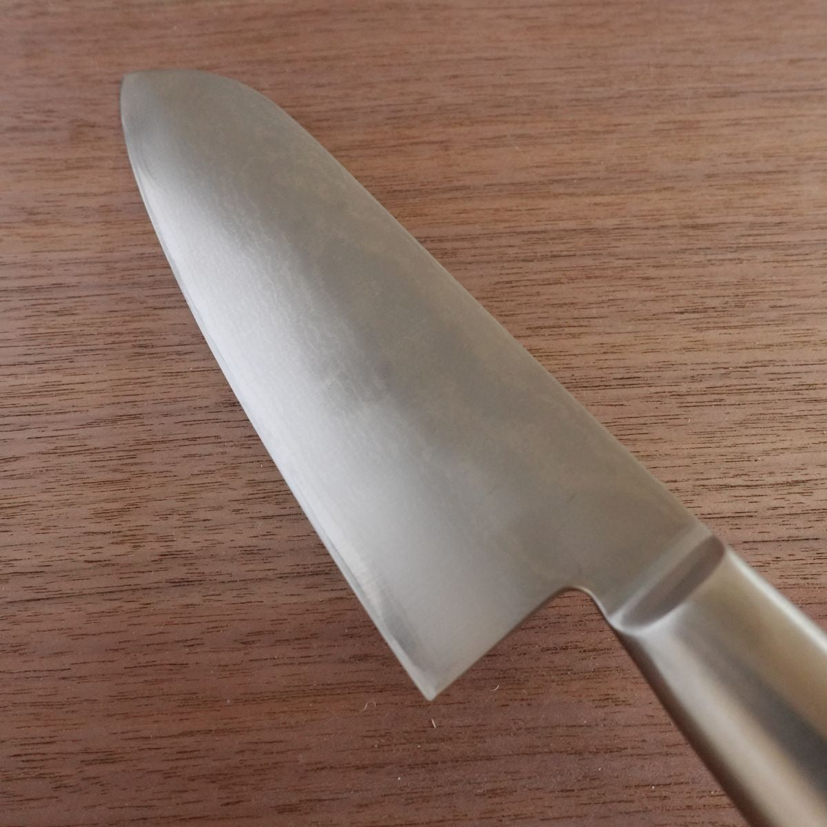 Noshu Masamune Santoku Knife, Sharpened, Damascus, All Stainless Steel, Nearly Unused Stored Item, 165mm