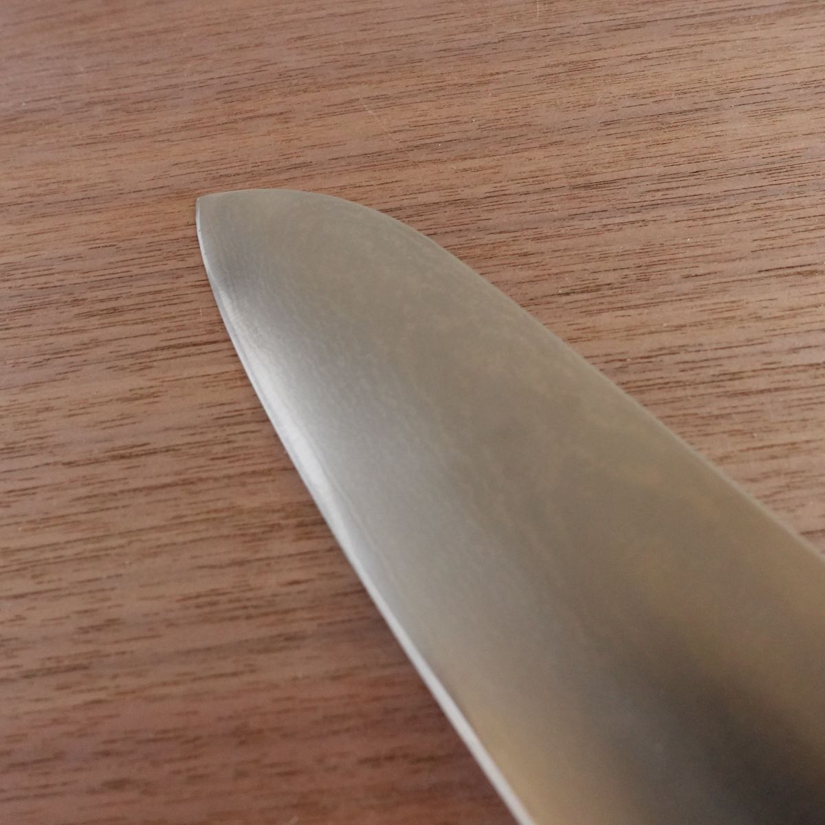 Noshu Masamune Santoku Knife, Sharpened, Damascus, All Stainless Steel, Nearly Unused Stored Item, 165mm