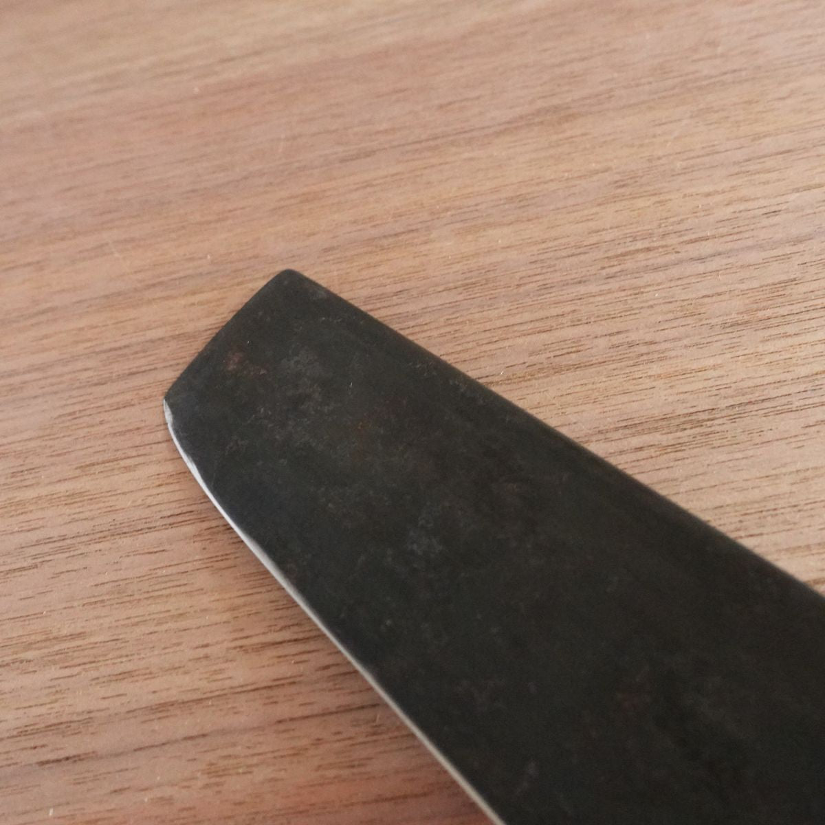 [HYPER REBORN] Suishinshi Masamori Nakiri Knife, Black Oxide Finish, Vegetable Knife, Double Bevel, Tokusen, 170mm