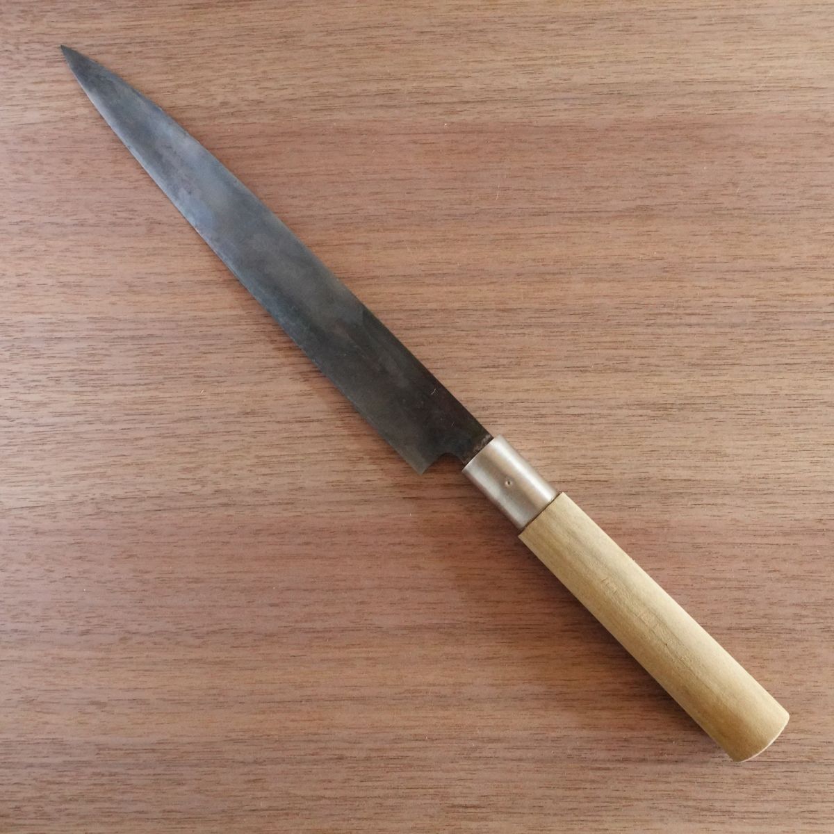 [HYPER REBORN] Takemine Yanagiba Knife, Black Oxide Finish, Sashimi Knife, Hagane Steel, Single Bevel, 240mm
