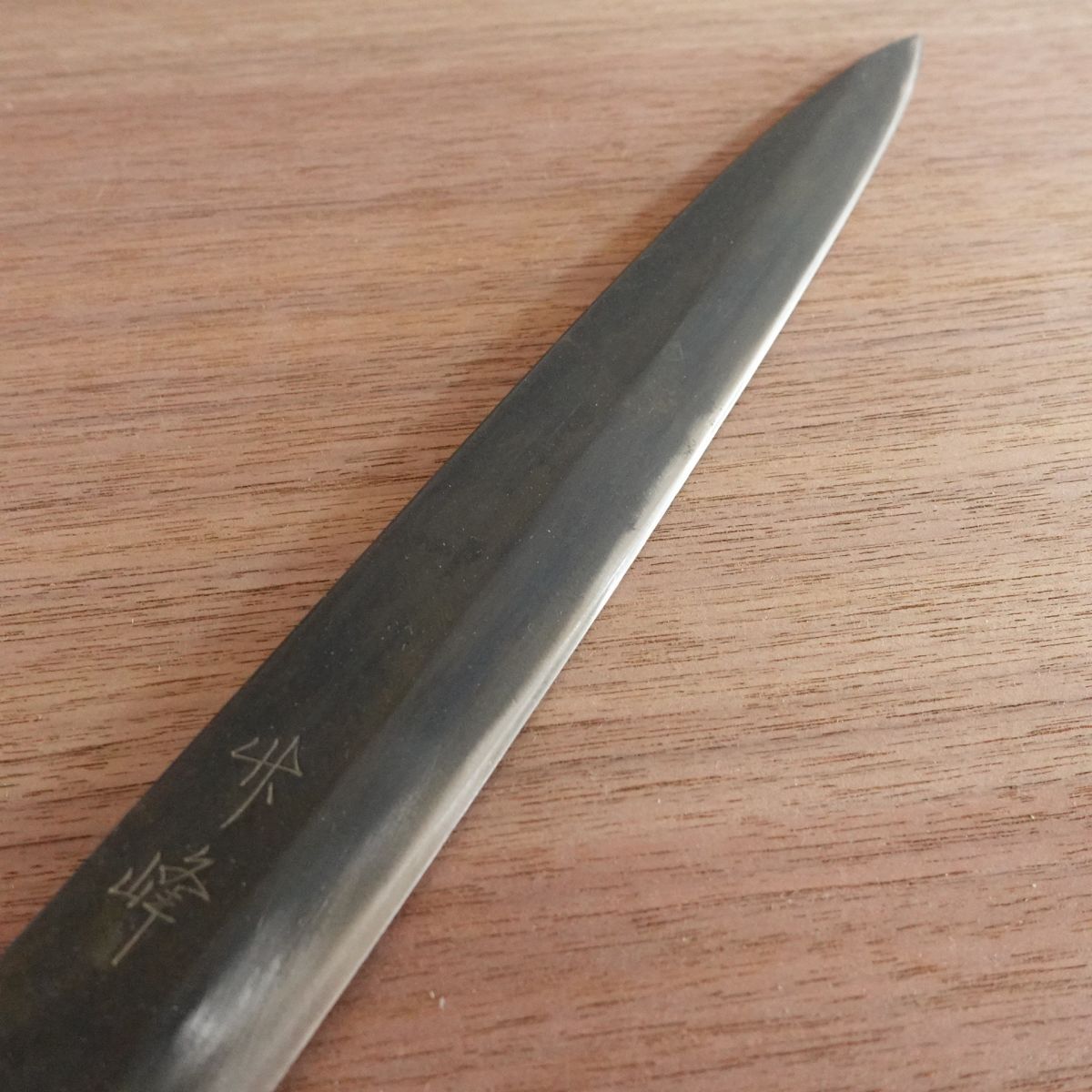 [HYPER REBORN] Takemine Yanagiba Knife, Black Oxide Finish, Sashimi Knife, Hagane Steel, Single Bevel, 240mm