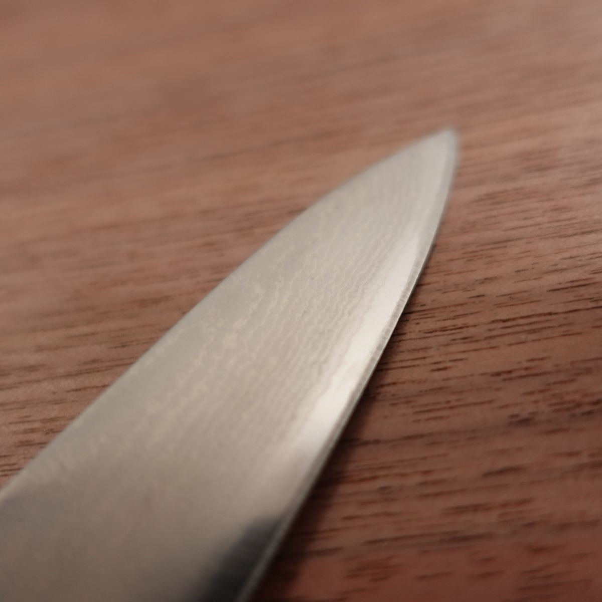 Noshu Masamune Petty Knife, Sharpened, Damascus, Fruit Knife, All Stainless Steel, 150mm