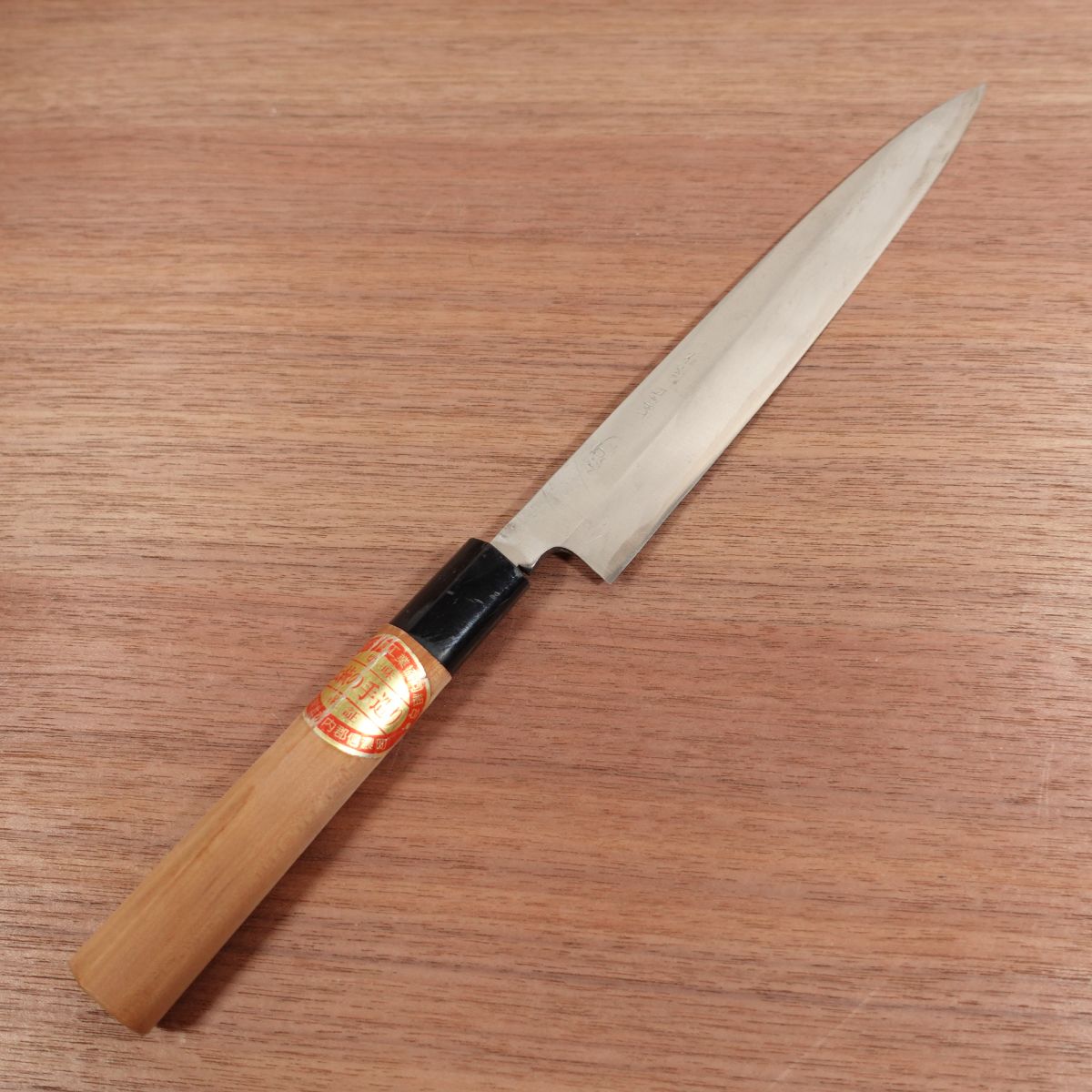 Traditional Craftsman Yanagiba Knife, Sharpened, Sashimi Knife, Traditional Handmade, Shinshu Forged Cutlery Cooperative, 215mm