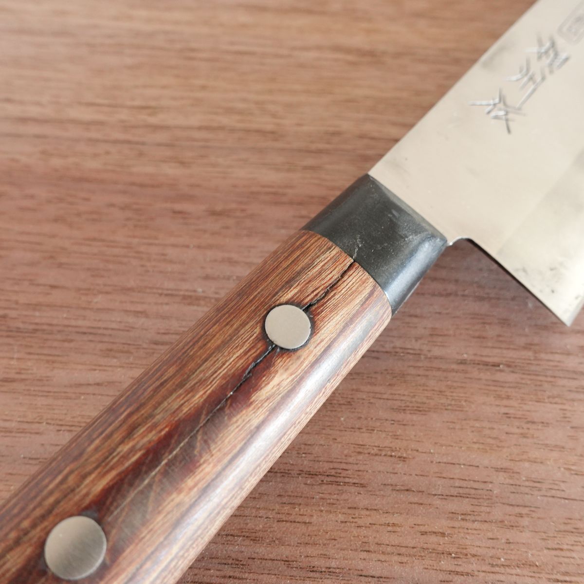 Soshu-den Nakiri Knife, Sharpened, Vegetable Knife, Double-Edged, Hon-Warikomi, 160mm