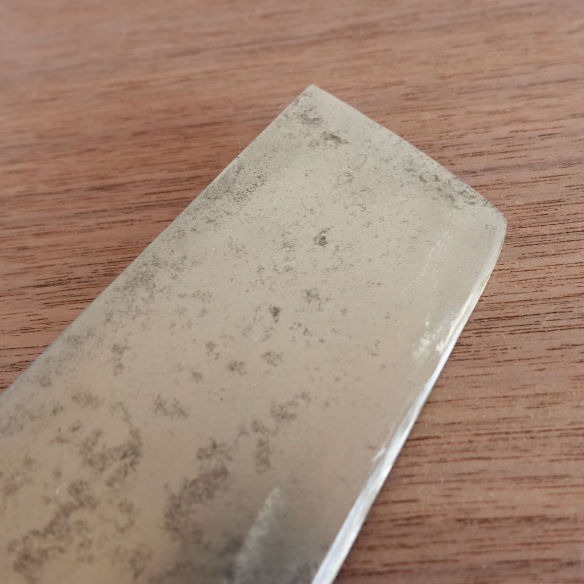 Seki Magoroku Nakiri Knife, Sharpened, Ginju Series, Vegetable Knife, Hagane, Double-Edged, 160mm