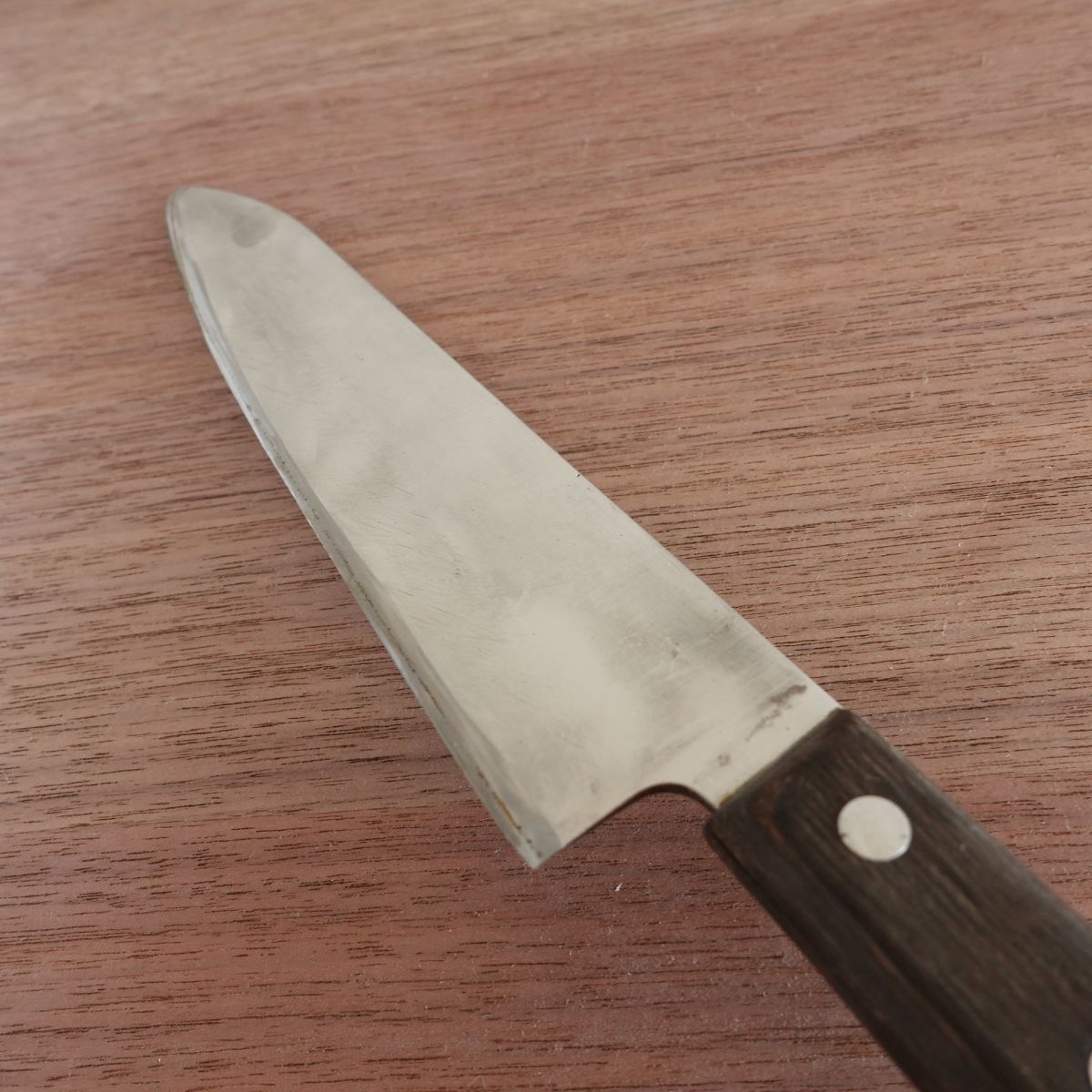 Juou Santoku Knife, Sharpened, Gyuto, All-Purpose Knife, Hon-Warikomi, Stainless Clad, 165mm