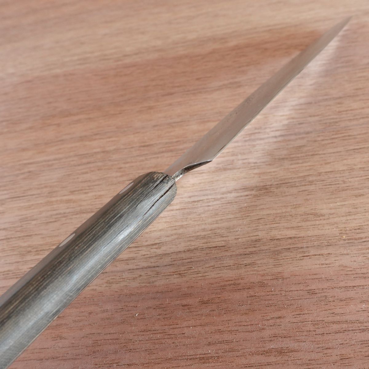 Juou Santoku Knife, Sharpened, Gyuto, All-Purpose Knife, Hon-Warikomi, Stainless Clad, 165mm