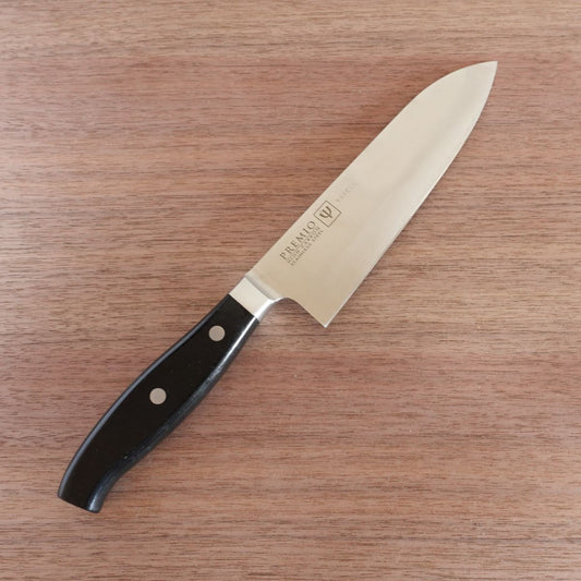 Premio Santoku Knife, Sharpened, Yaxell, All-Purpose Knife, Stainless Steel, 165mm