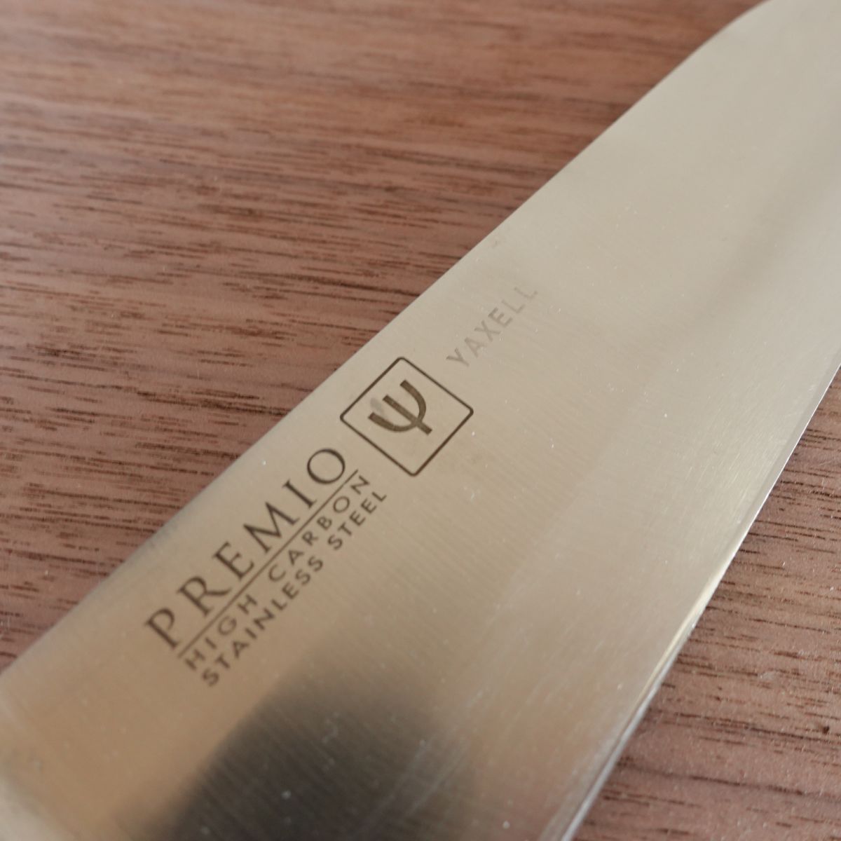 Premio Santoku Knife, Sharpened, Yaxell, All-Purpose Knife, Stainless Steel, 165mm