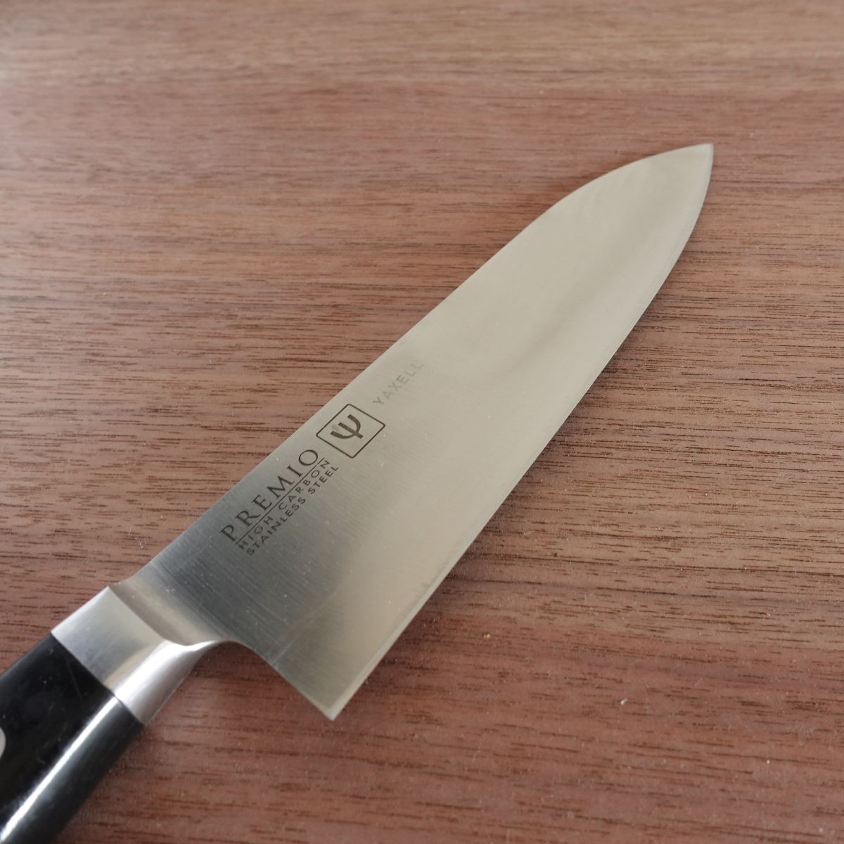 Premio Santoku Knife, Sharpened, Yaxell, All-Purpose Knife, Stainless Steel, 165mm