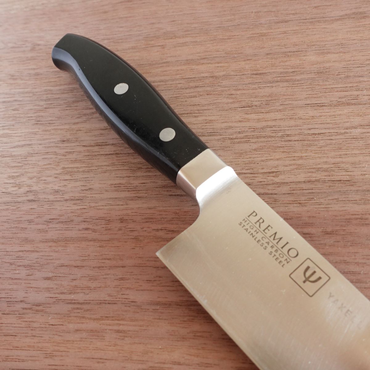 Premio Santoku Knife, Sharpened, Yaxell, All-Purpose Knife, Stainless Steel, 165mm