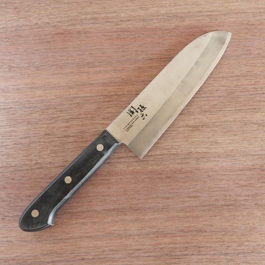 Seki Magoroku Santoku Knife, Sharpened, Stainless Steel, All-Purpose Knife, KAI, 170mm