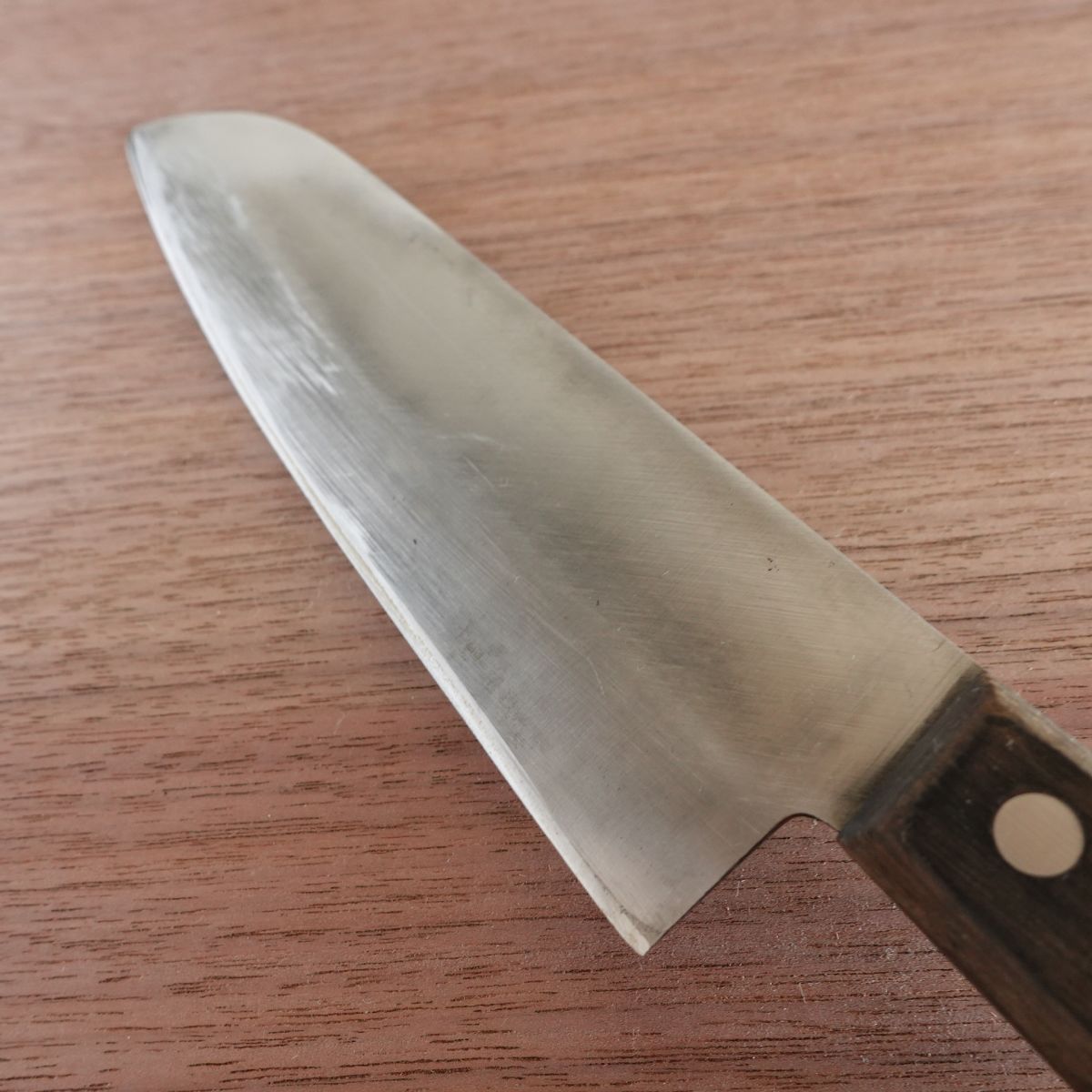 Sakai Kanefusa Santoku Knife, Sharpened, All-Purpose Knife, Hagane Warikomi, 165mm