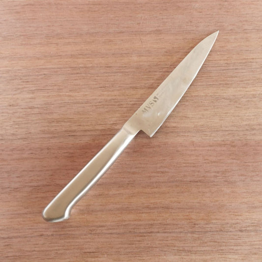 MVS Petty Knife, Sharpened, Fruit Knife, All Stainless Steel, Decorative Cutting, 135mm