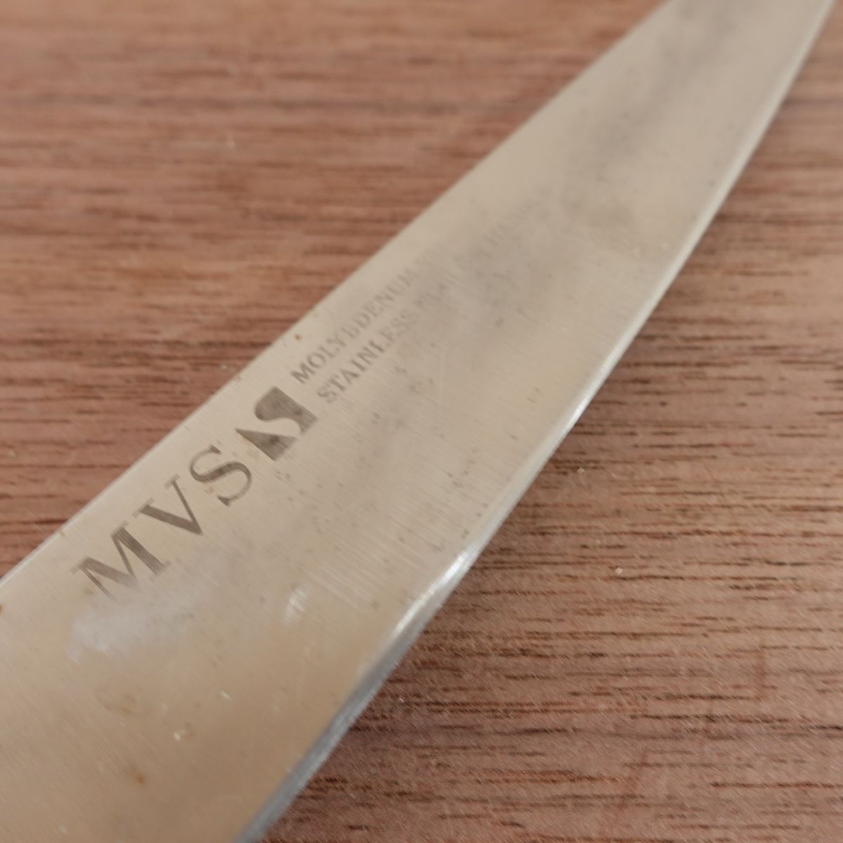 MVS Petty Knife, Sharpened, Fruit Knife, All Stainless Steel, Decorative Cutting, 135mm