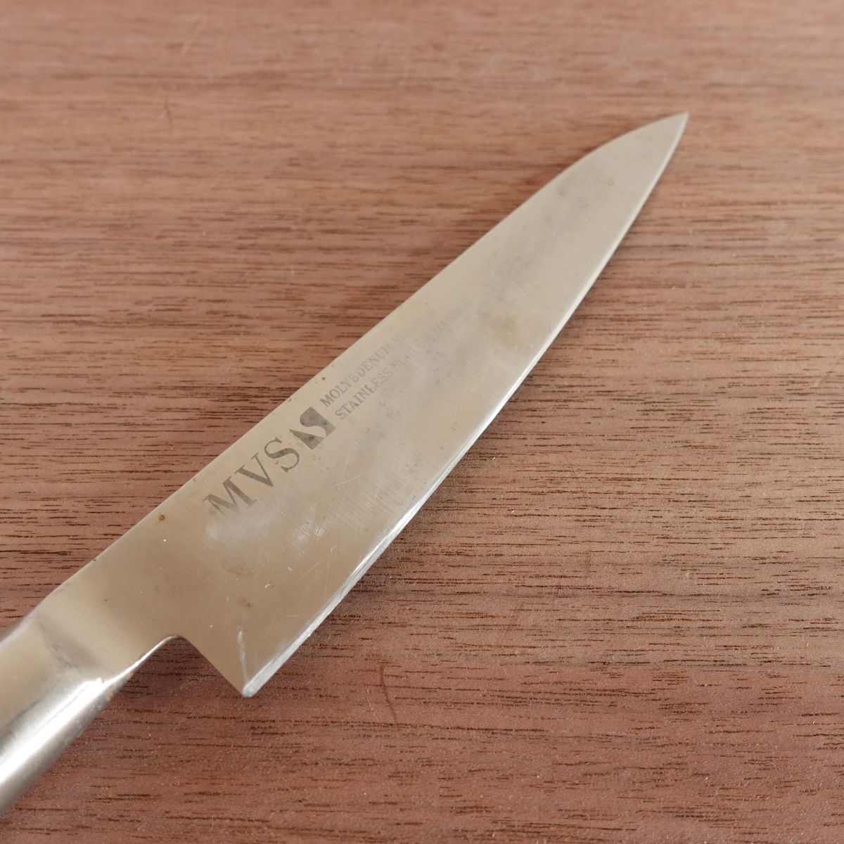 MVS Petty Knife, Sharpened, Fruit Knife, All Stainless Steel, Decorative Cutting, 135mm