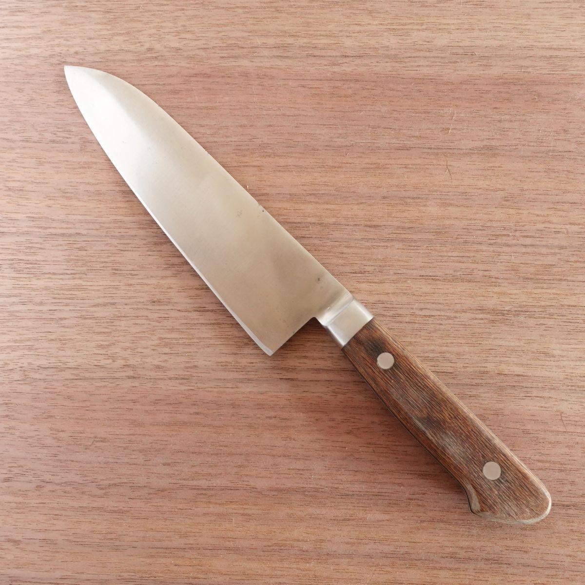 Sakai Toji Santoku Knife, Sharpened, All-Purpose Knife, No.888, Molybdenum Steel, 175mm