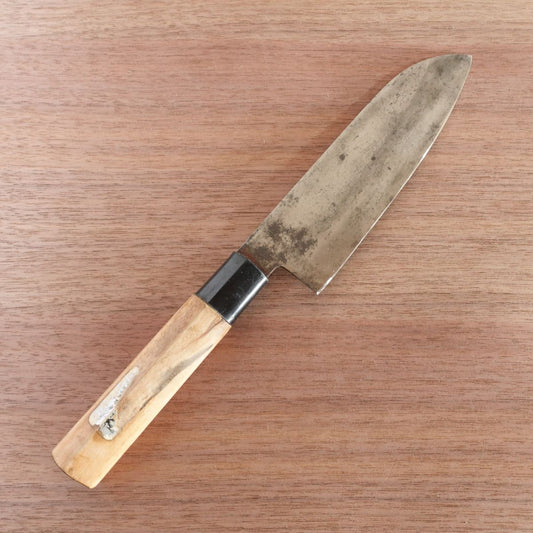 Asuka Santoku Knife, Sharpened, Hagane, All-Purpose Knife, Premium Grade, 165mm