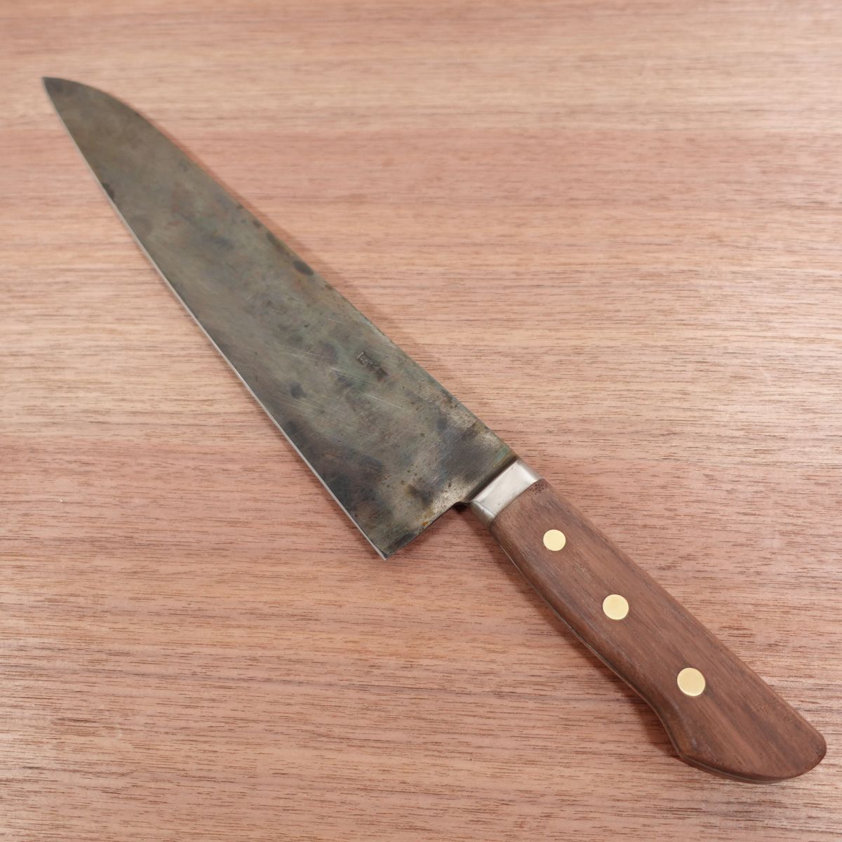 Tadanaga Chef's Knife, Sharpened, Black Oxide Finish, Carbon Steel, Japanese Steel, All-Purpose Knife, 300mm