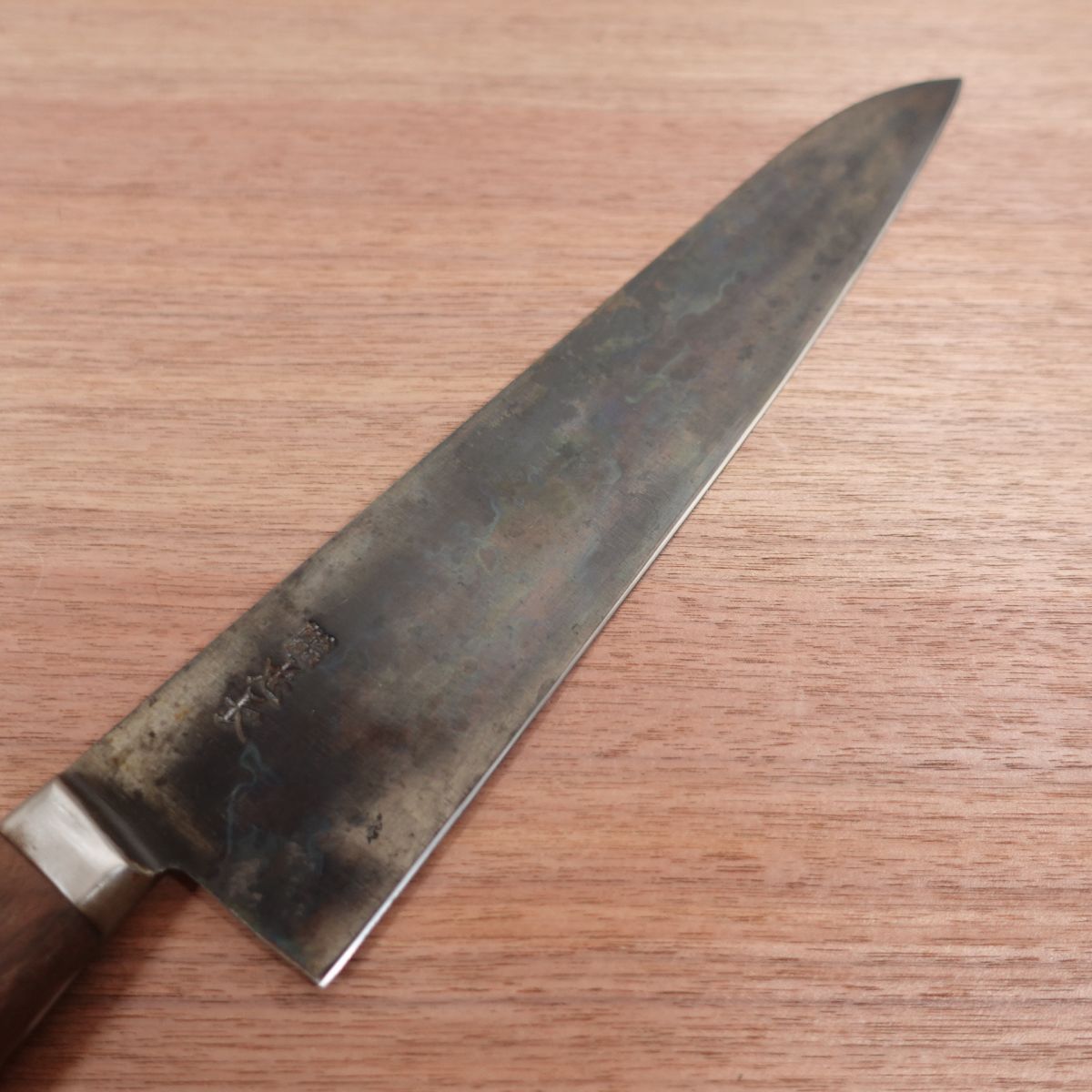 Tadanaga Chef's Knife, Sharpened, Black Oxide Finish, Carbon Steel, Japanese Steel, All-Purpose Knife, 300mm